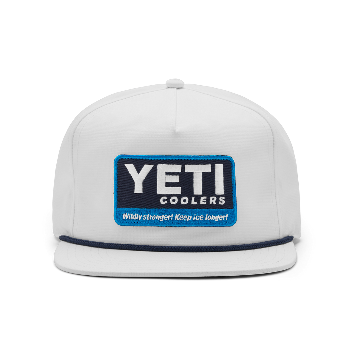 Yeti Coolers® Wildly Stronger Flat Brim Rope Hat White