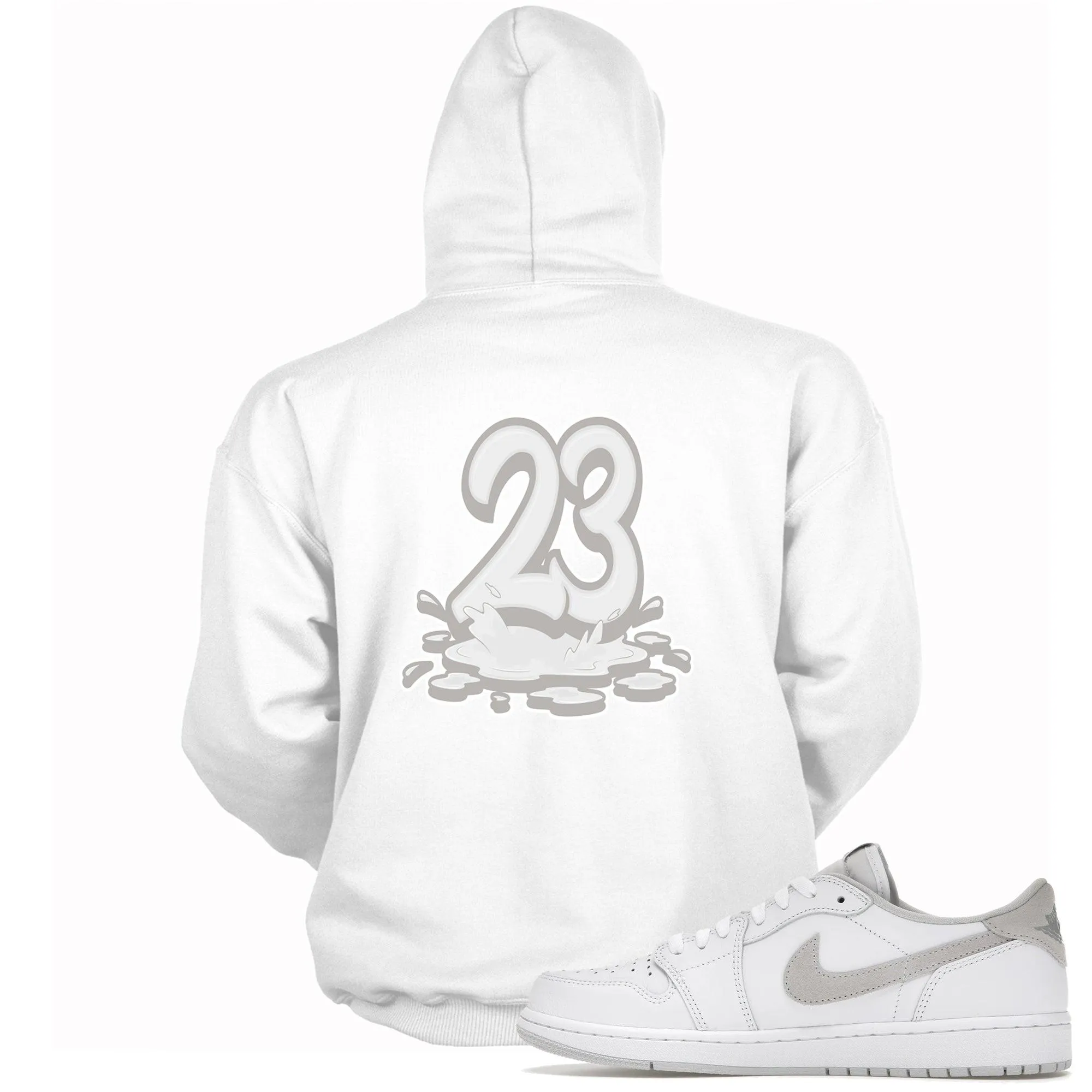 1 Low Neutral Grey Hoodie 23 Melting