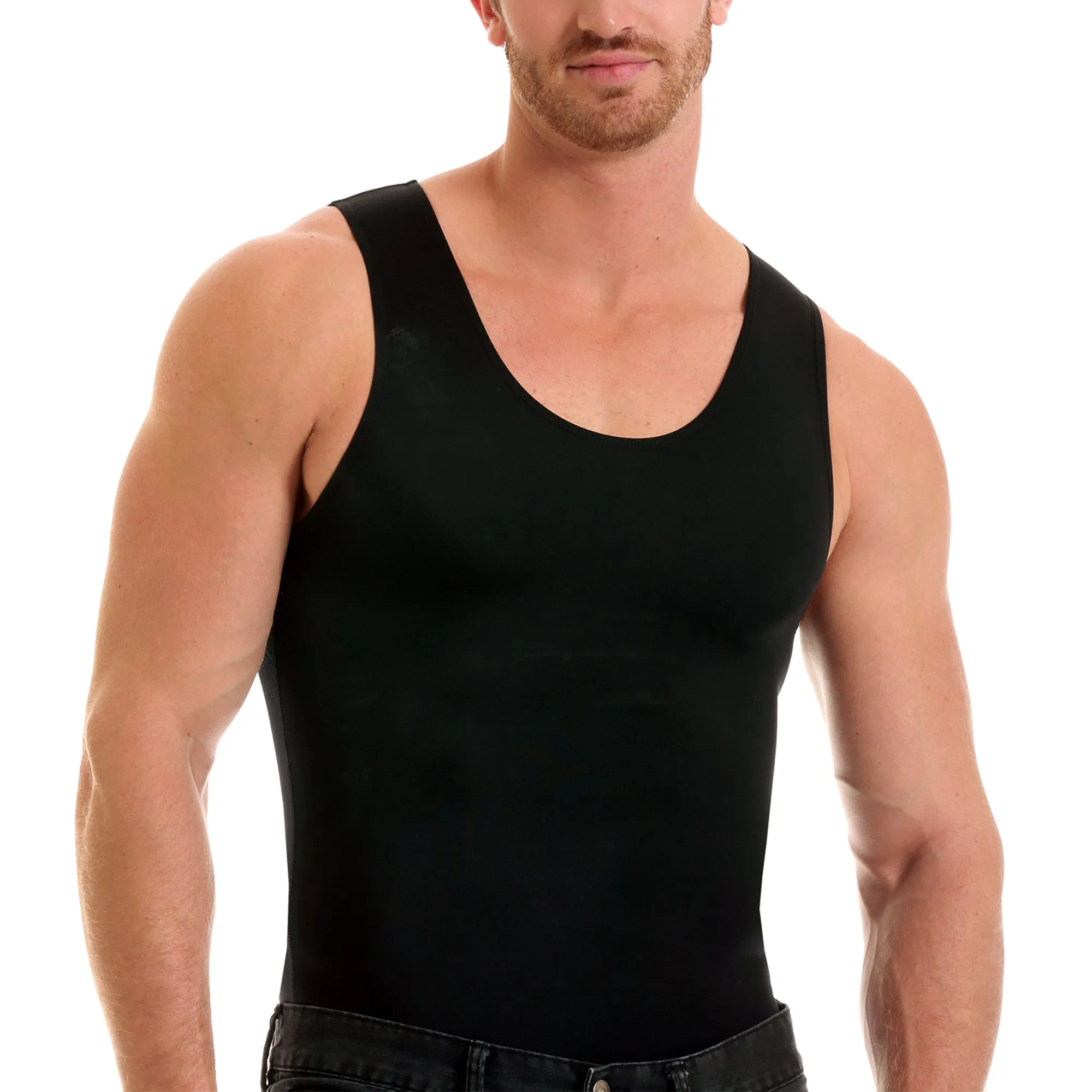 3-Pack Insta Slim Big & Tall Compression Muscle Tank MS0003BT