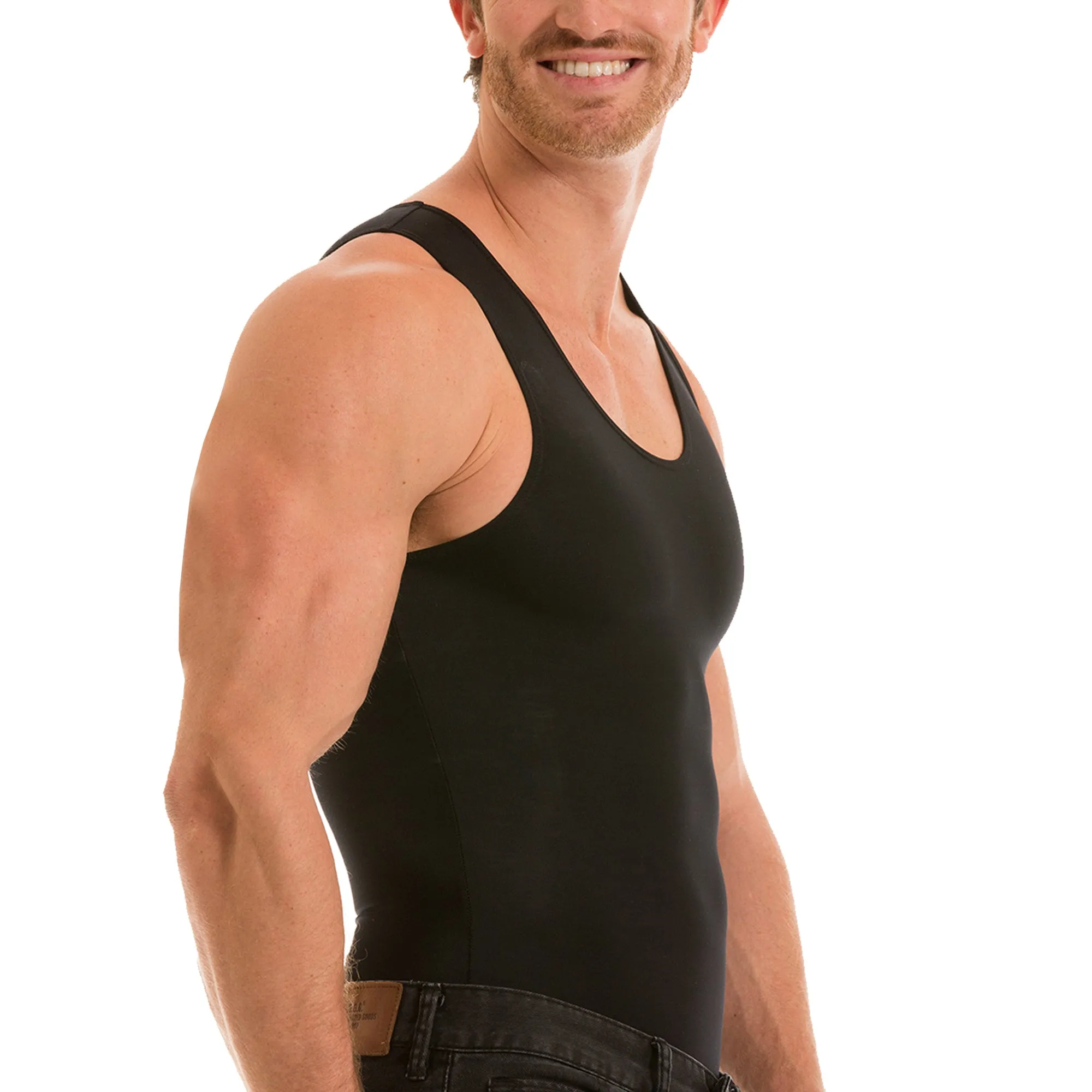 3-Pack Insta Slim Big & Tall Compression Muscle Tank MS0003BT