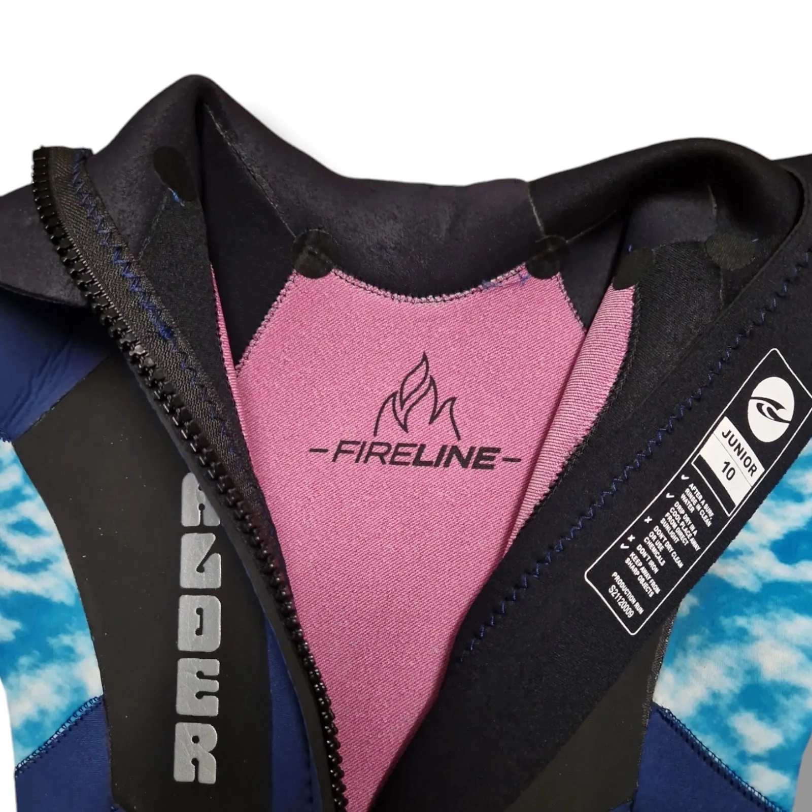 Alder Kids Stealth Junior 5/4/3mm Back Zip Blue Wetsuit