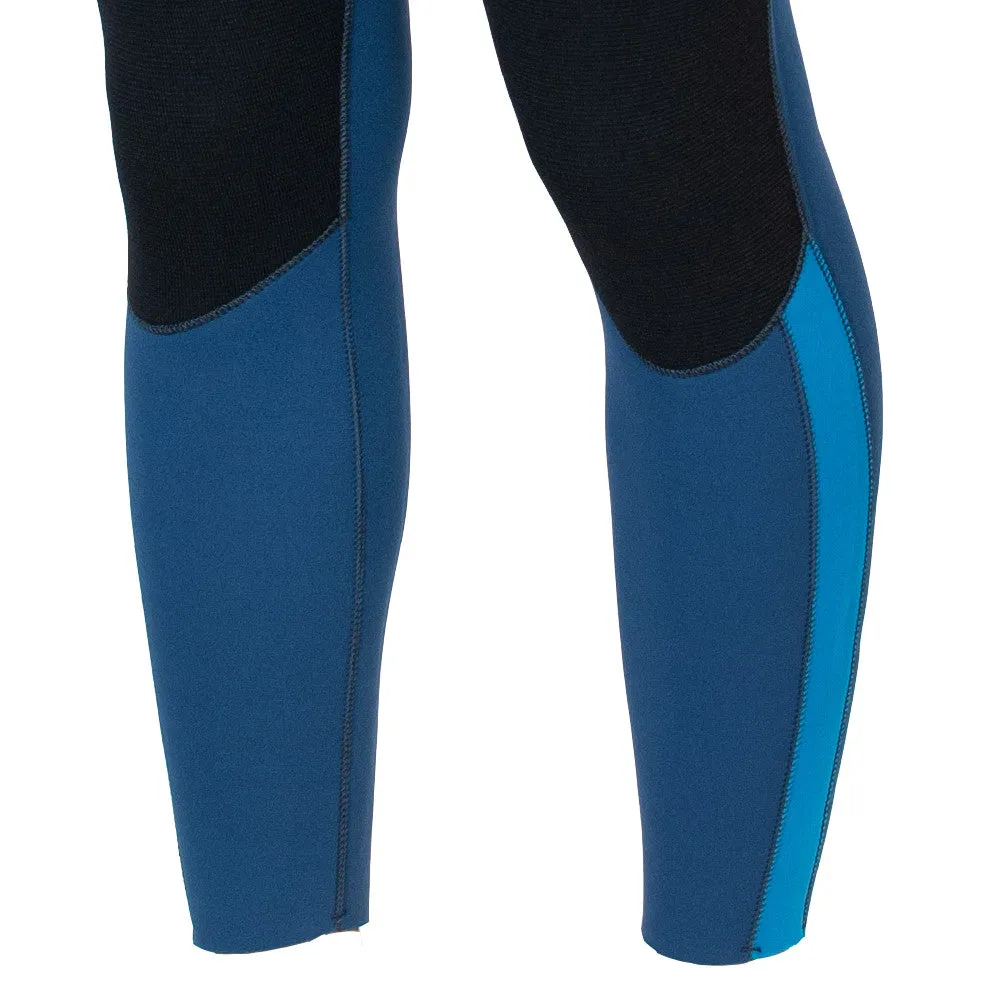 Alder Kids Stealth Junior 5/4/3mm Back Zip Blue Wetsuit