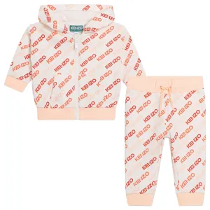 Allover Logo Sweatsuit Baby Set