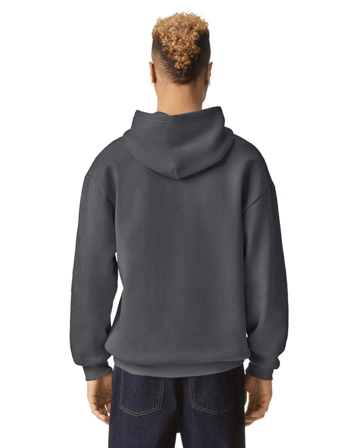 American Apparel Men's Fleece Pullover Hooded Sweatshirt