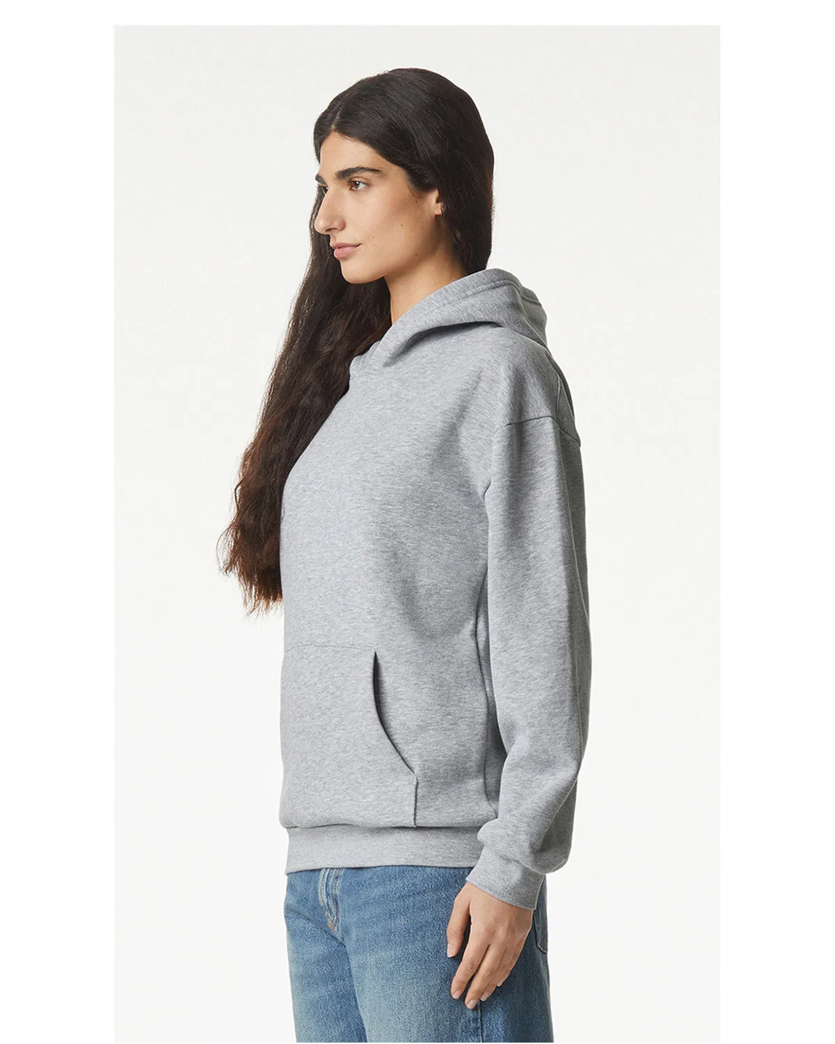 American Apparel Men's Fleece Pullover Hooded Sweatshirt