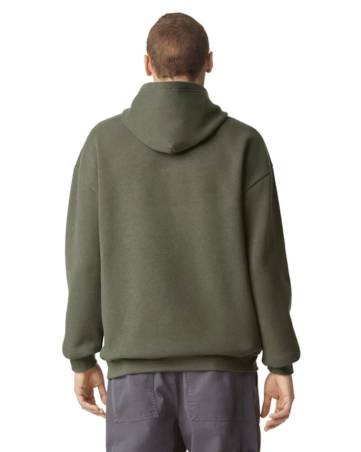 American Apparel Men's Fleece Pullover Hooded Sweatshirt