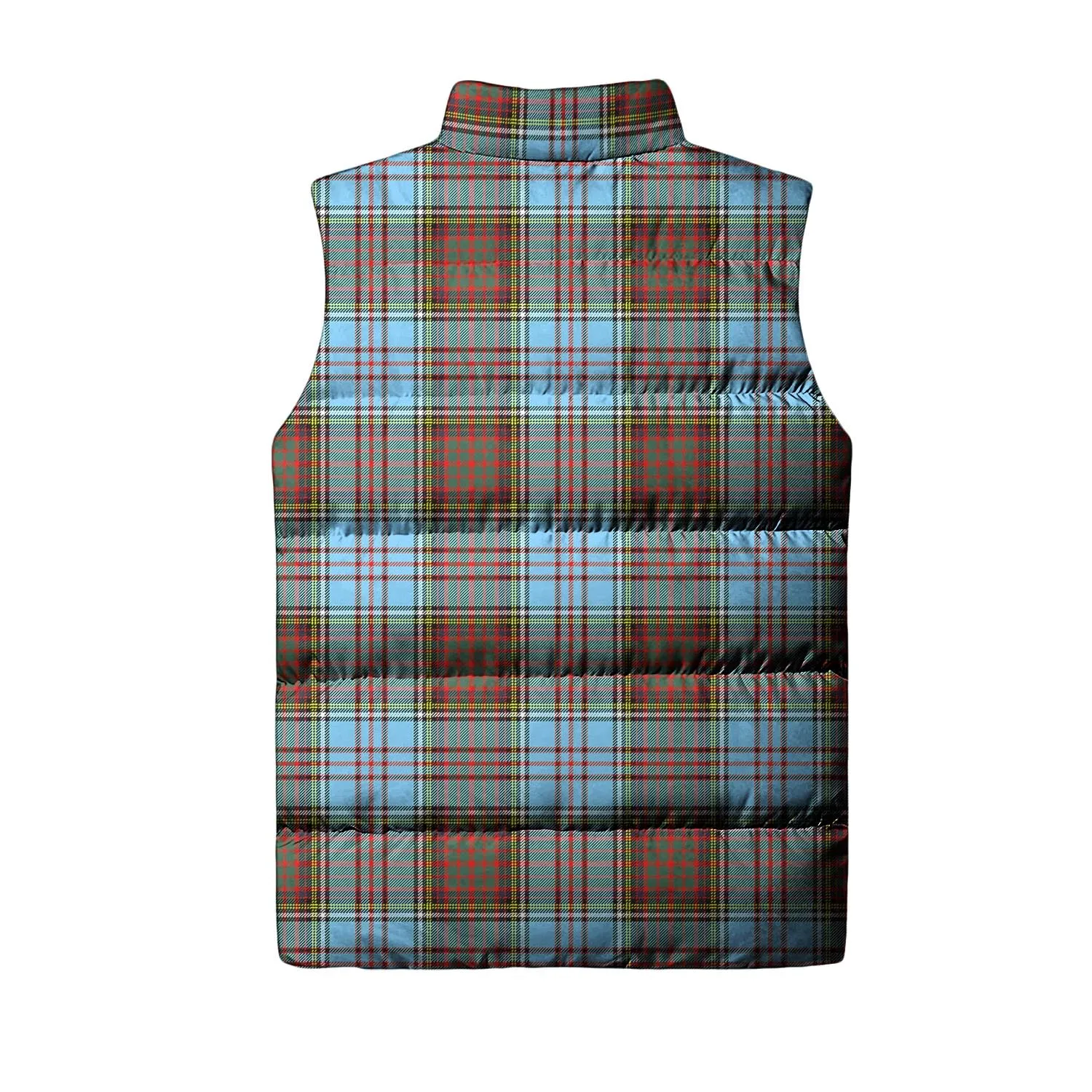 Anderson Ancient Tartan Sleeveless Puffer Jacket with Family Crest