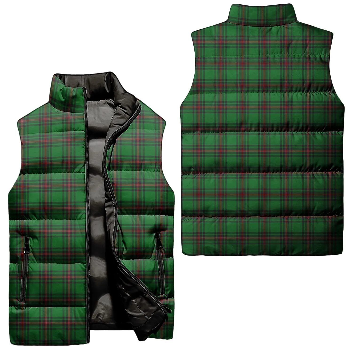 Anstruther Tartan Sleeveless Puffer Jacket