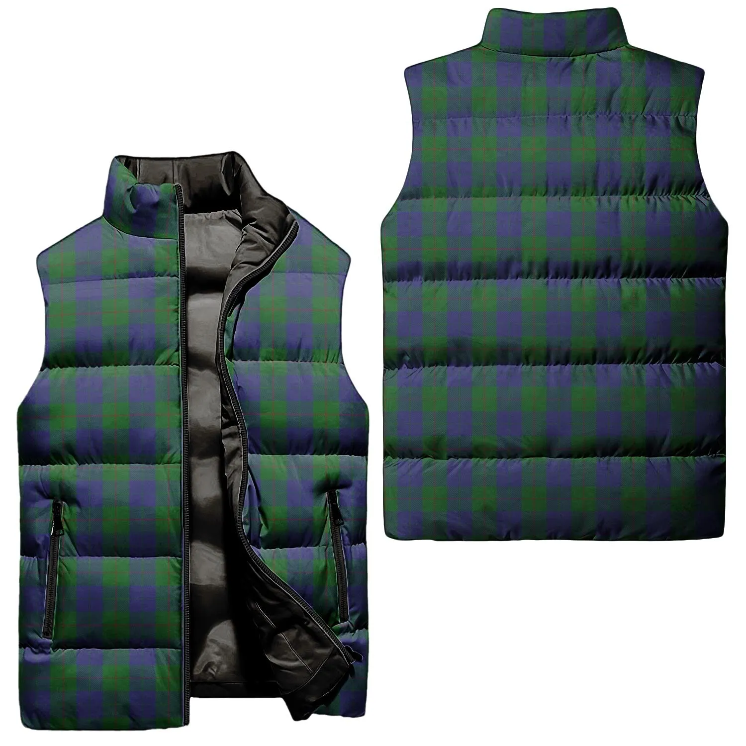 Barclay Tartan Sleeveless Puffer Jacket