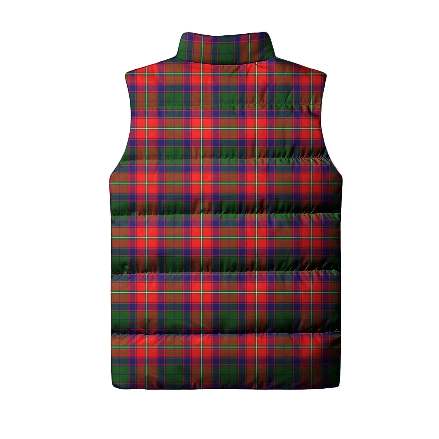 Belshes Tartan Sleeveless Puffer Jacket