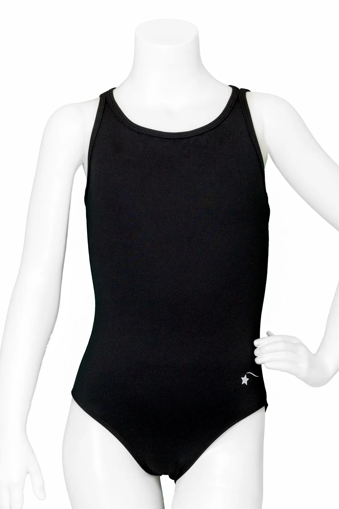 Black Simplicity Camisole Leotard