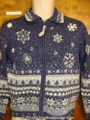 Blue Nordic Ugliest Bad Christmas Sweaters