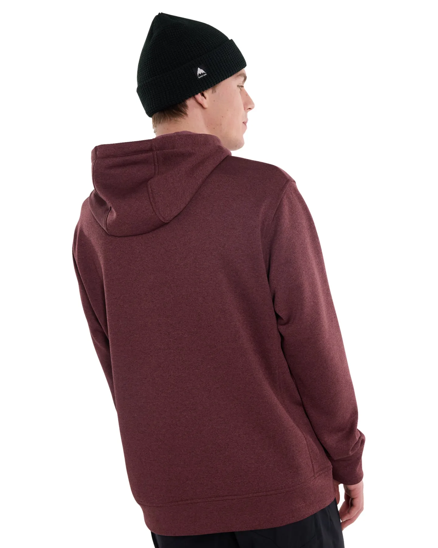 Burton Men's Oak Pullover Hoodie - Almandine Heather