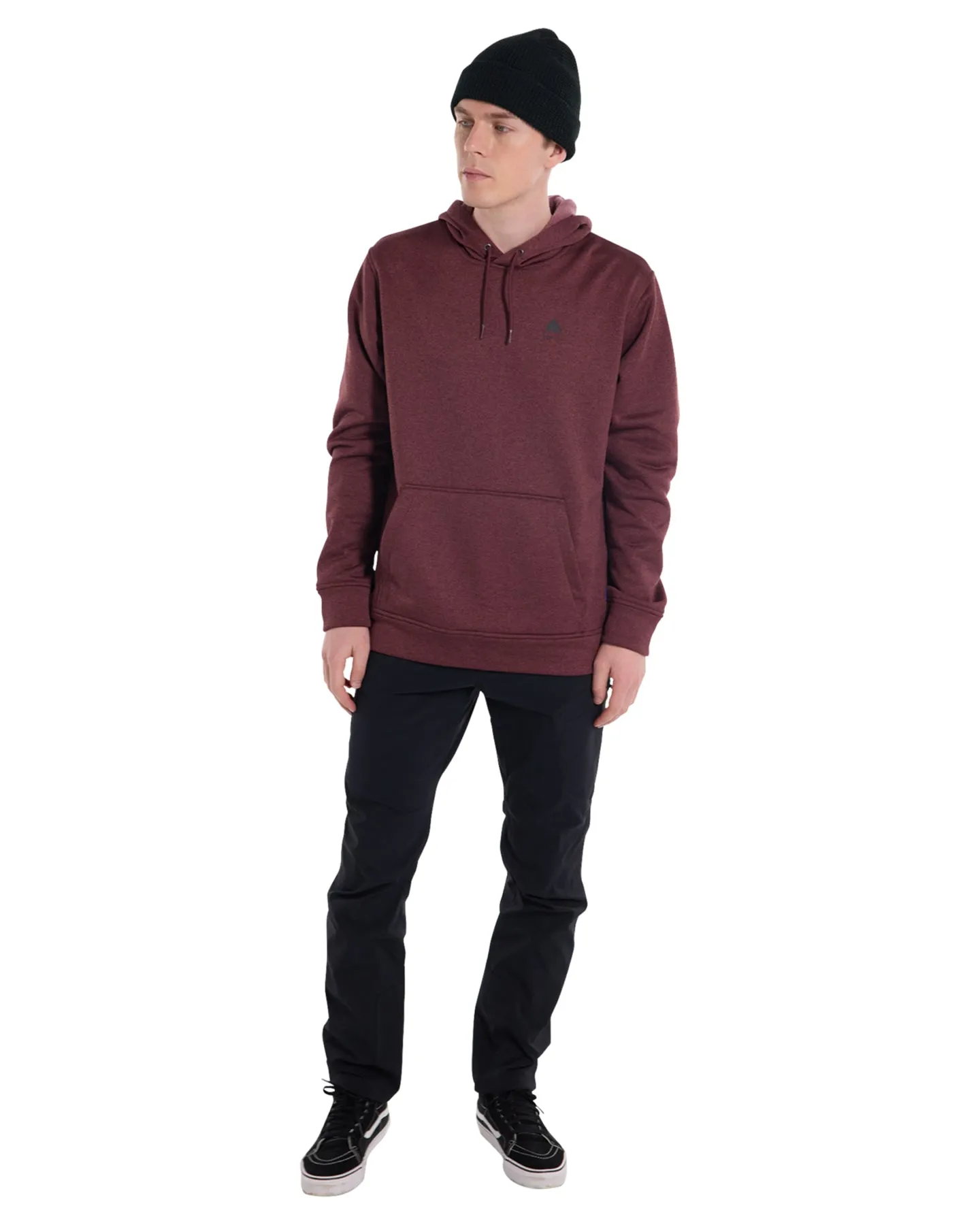 Burton Men's Oak Pullover Hoodie - Almandine Heather