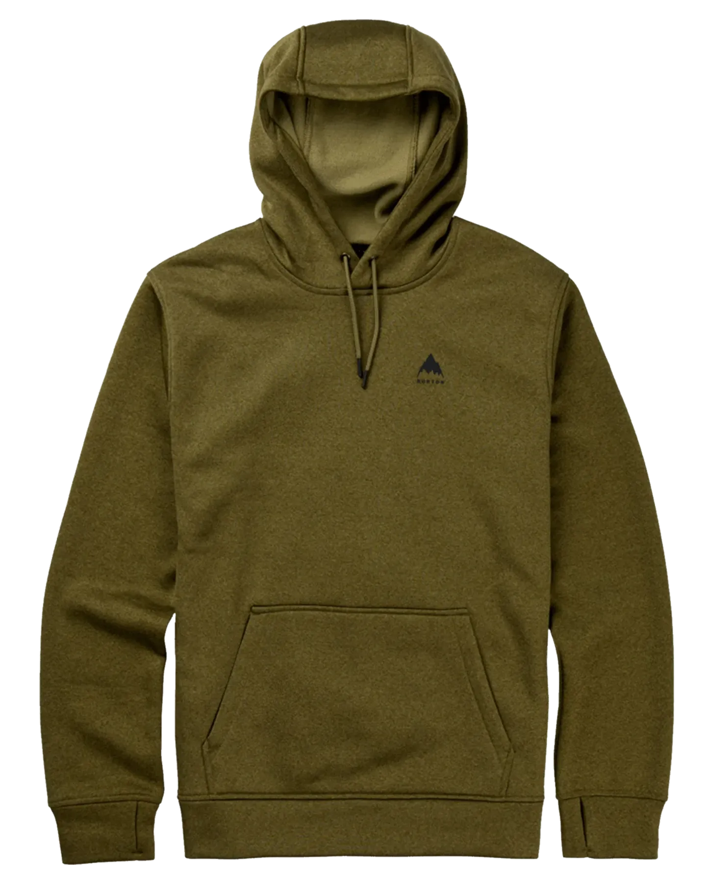 Burton Men's Oak Pullover Hoodie - Martini Olive Heather