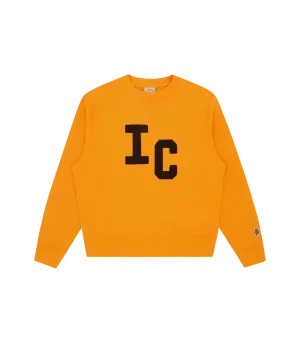 CHENILLE CREWNECK - ORANGE