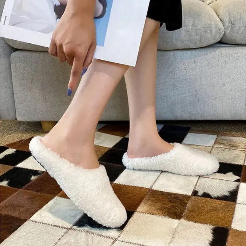 Comfortable Winter Plush Slip-on Loafer Shoes