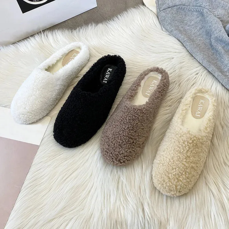 Comfortable Winter Plush Slip-on Loafer Shoes