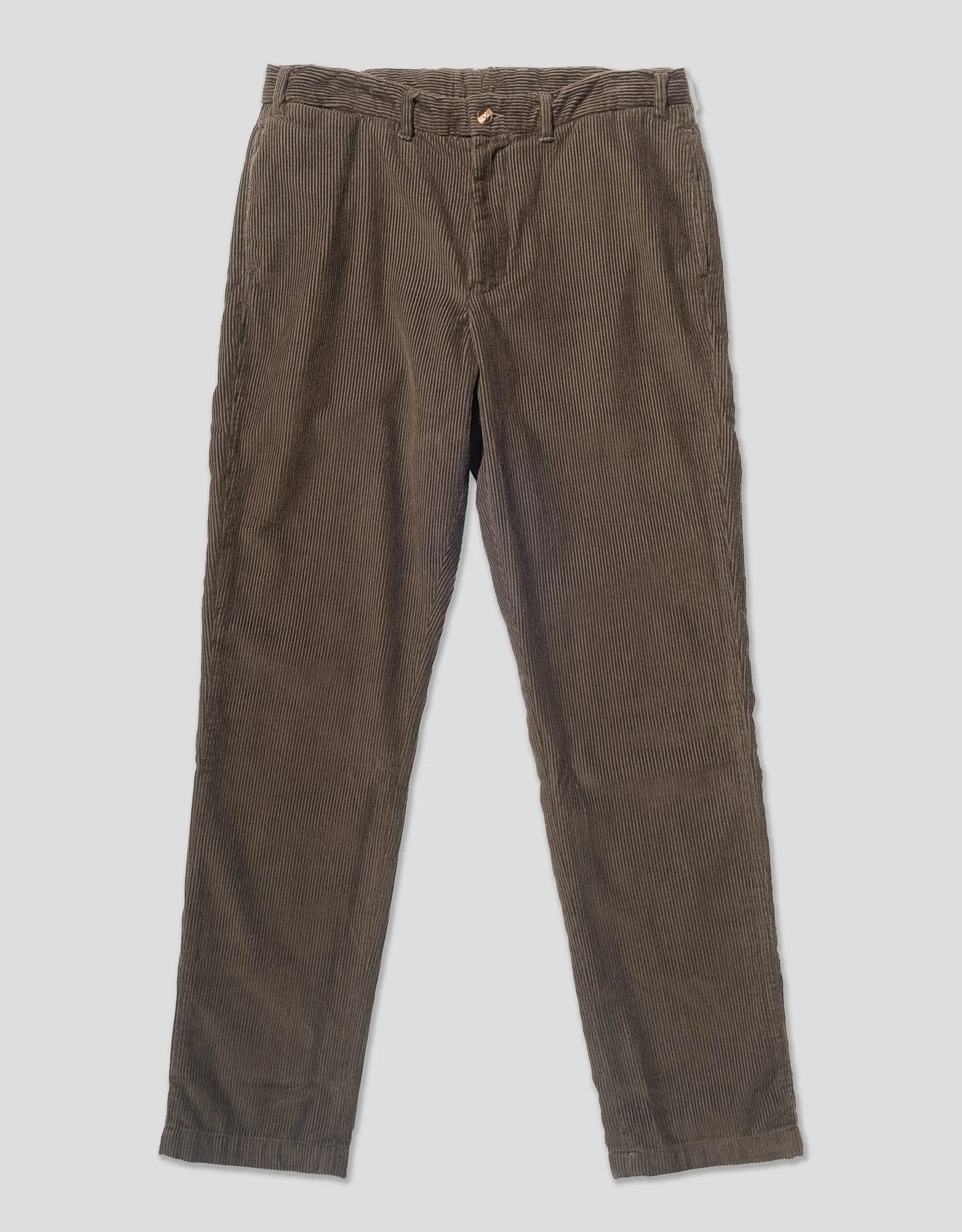 CORDUROY PANTS - OLIVE