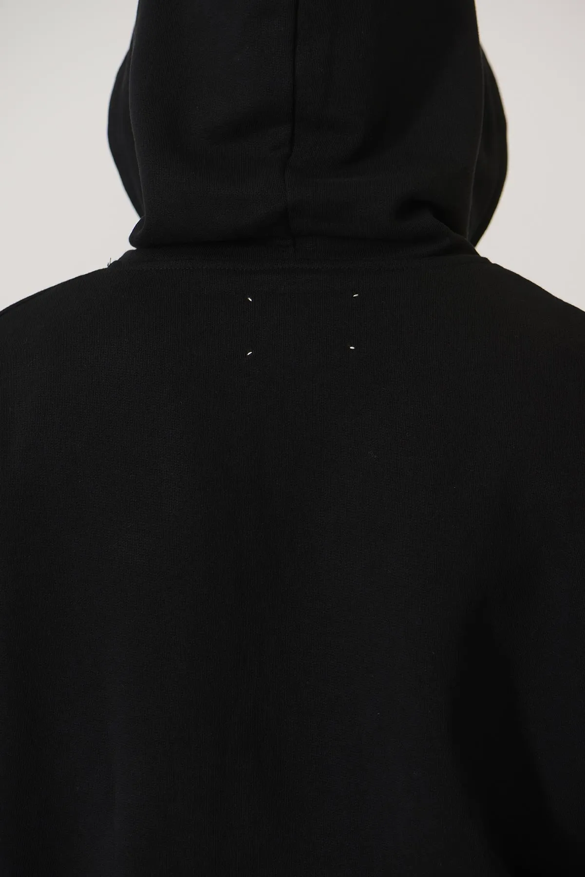 Early High-Stitch Logo Hoodie - Black