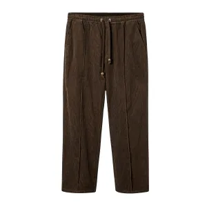 Easy-Going Pants (Brown Corduroy)