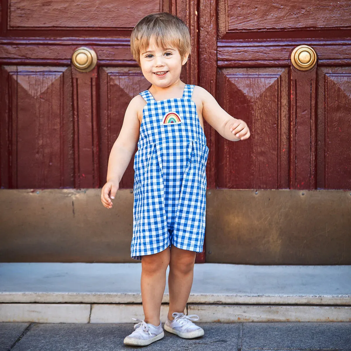 Faro Jumpsuit/Romper and Dress - Baby - Sewing Pattern | Ikatee