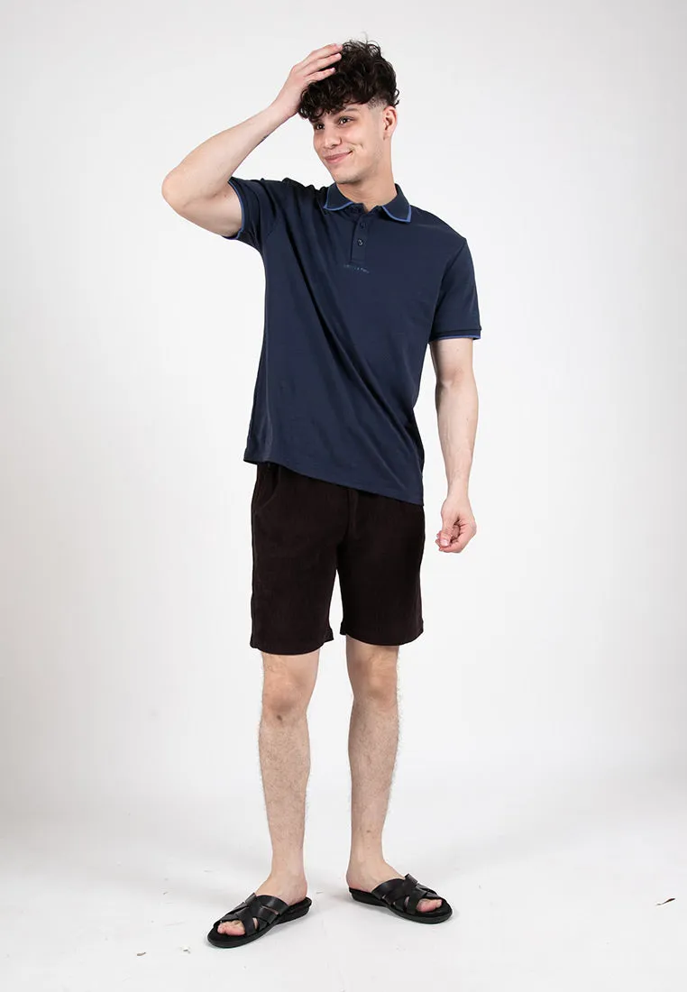 Forest Stretchable Corduroy Men Shorts Casual Short Pants Men | Seluar Pendek Lelaki - 65770