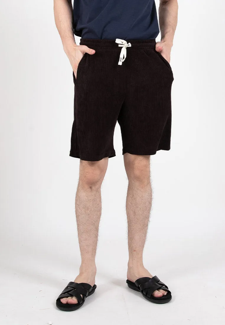 Forest Stretchable Corduroy Men Shorts Casual Short Pants Men | Seluar Pendek Lelaki - 65770