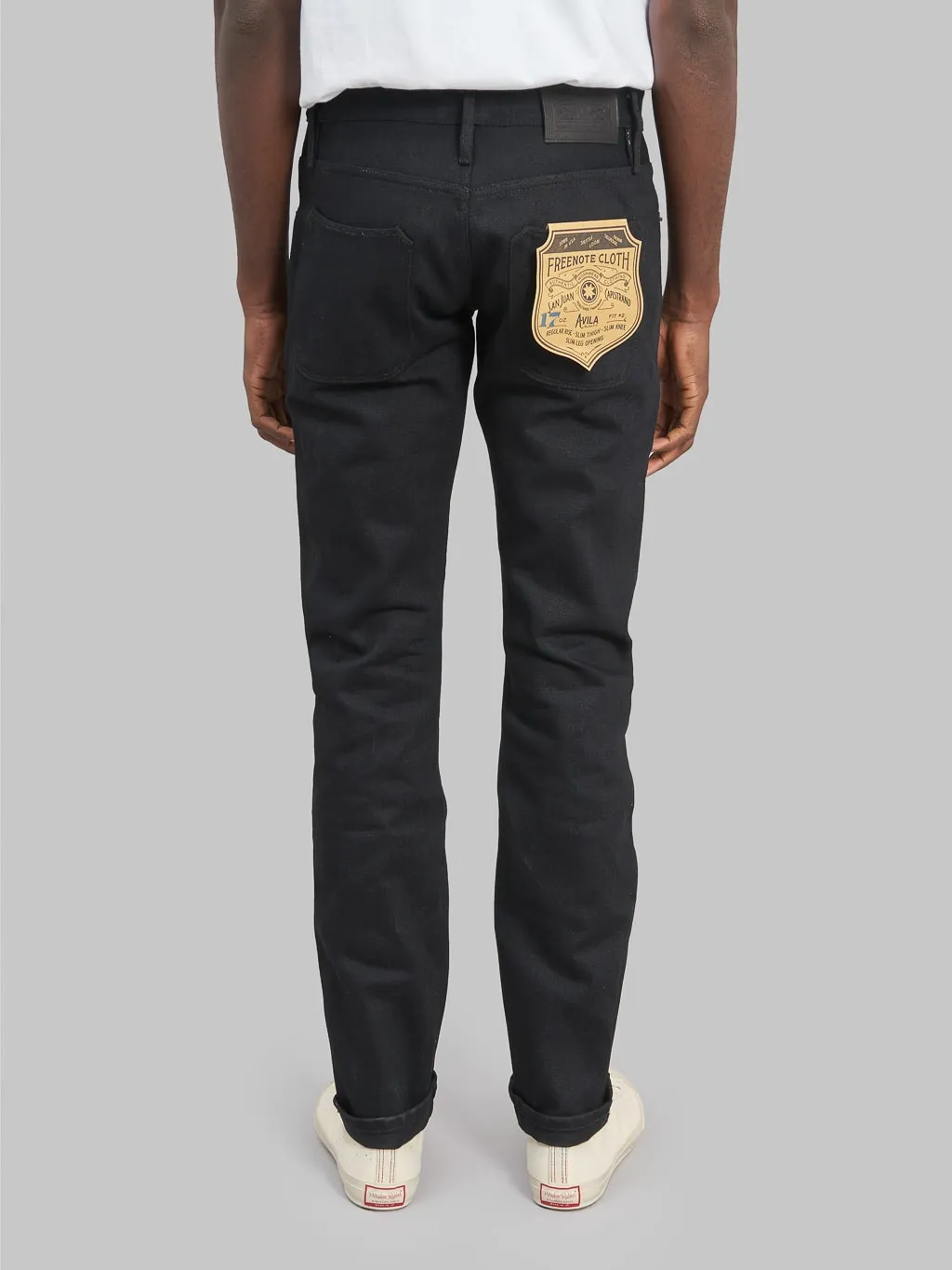 Freenote Cloth Avila 17oz Black Denim Slim Taper Jeans