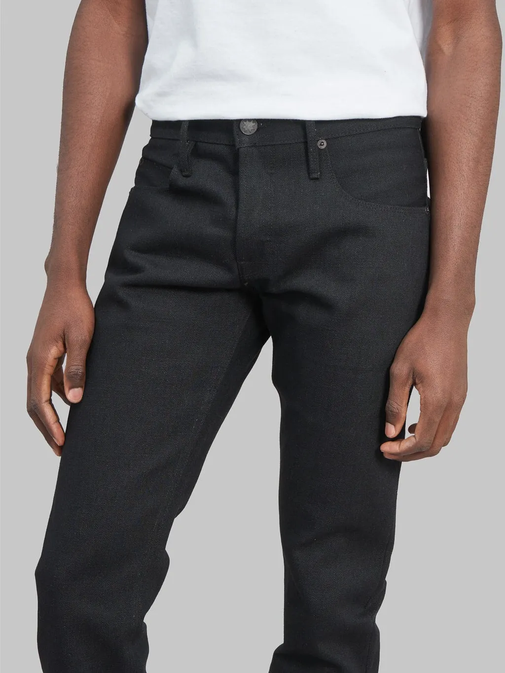 Freenote Cloth Avila 17oz Black Denim Slim Taper Jeans