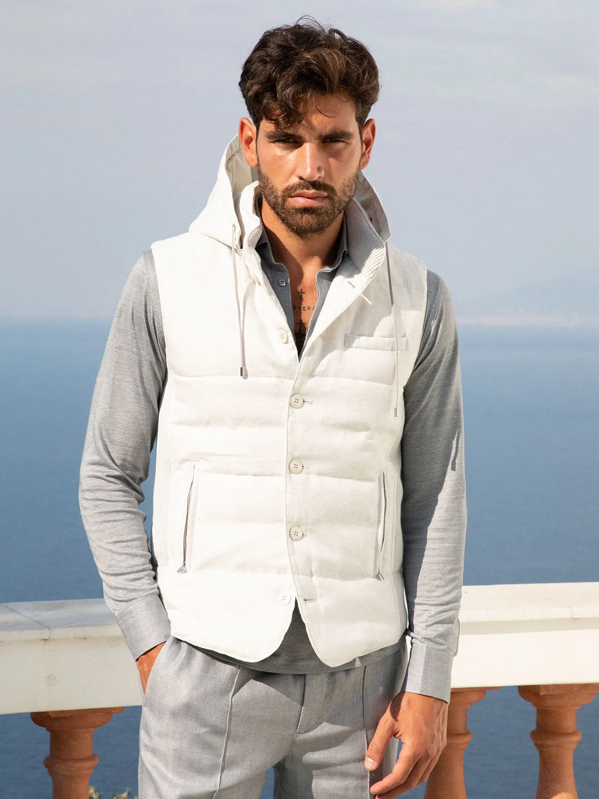 Gilet Cappuccio