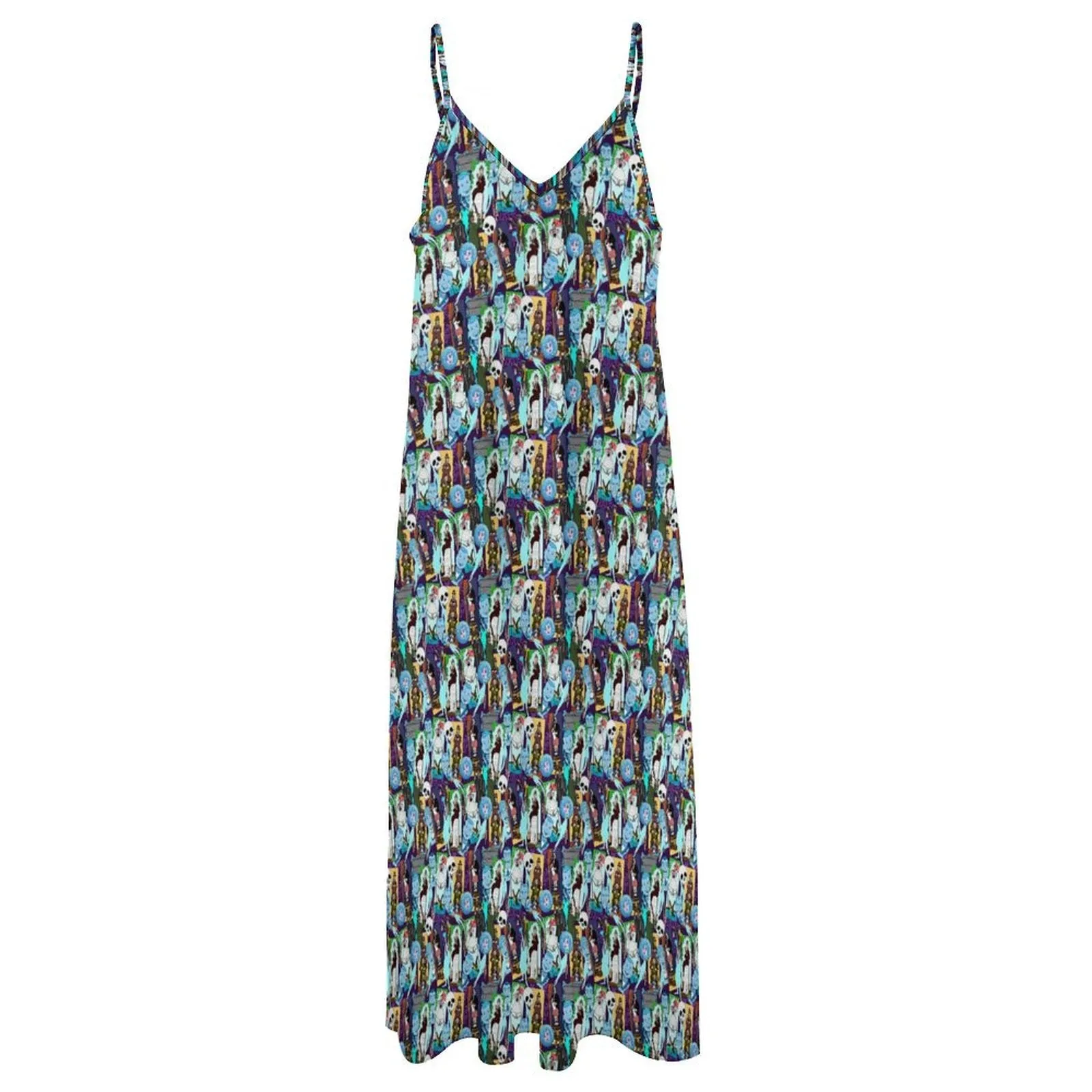 Haunted Mansion Favorites Women's Summer Slip Long Dress