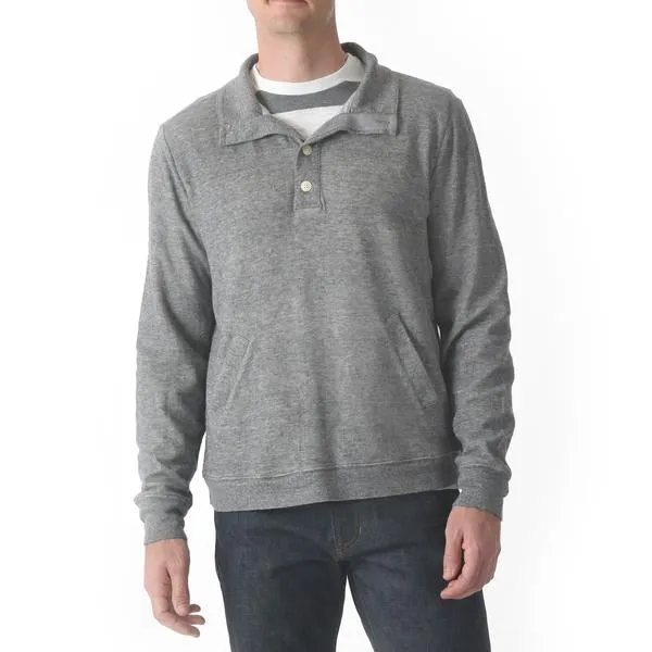 Jensen Button Mock Pullover