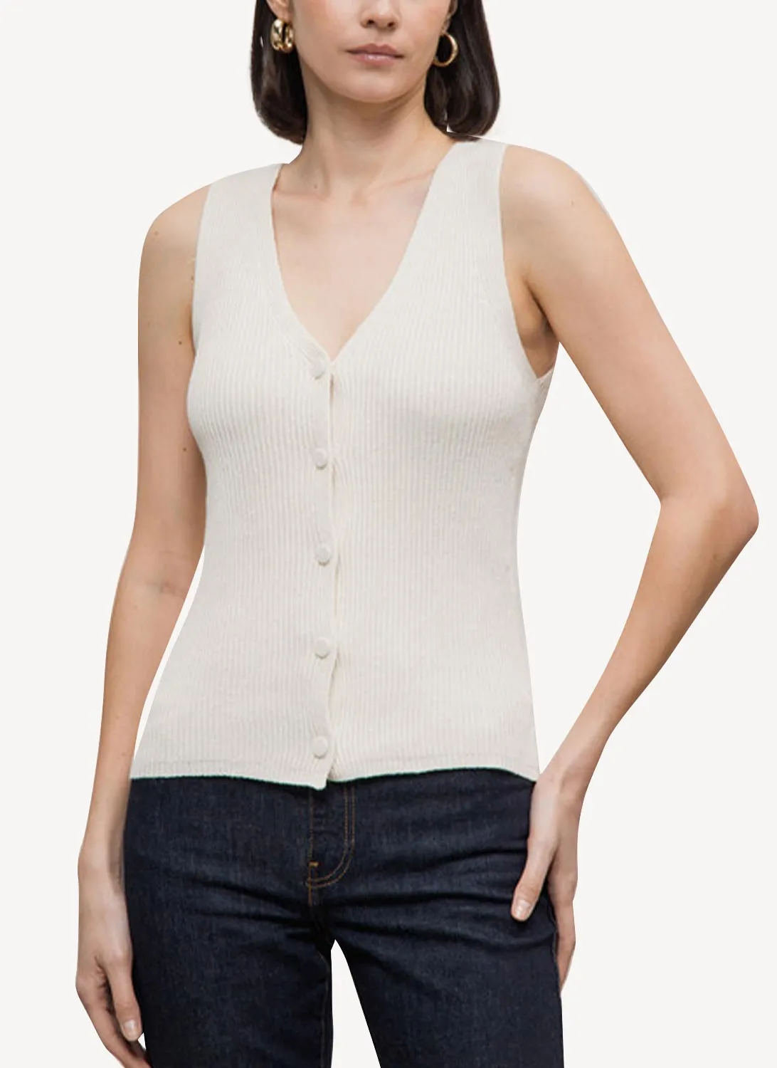 Joseph - Gilet - White - Femme