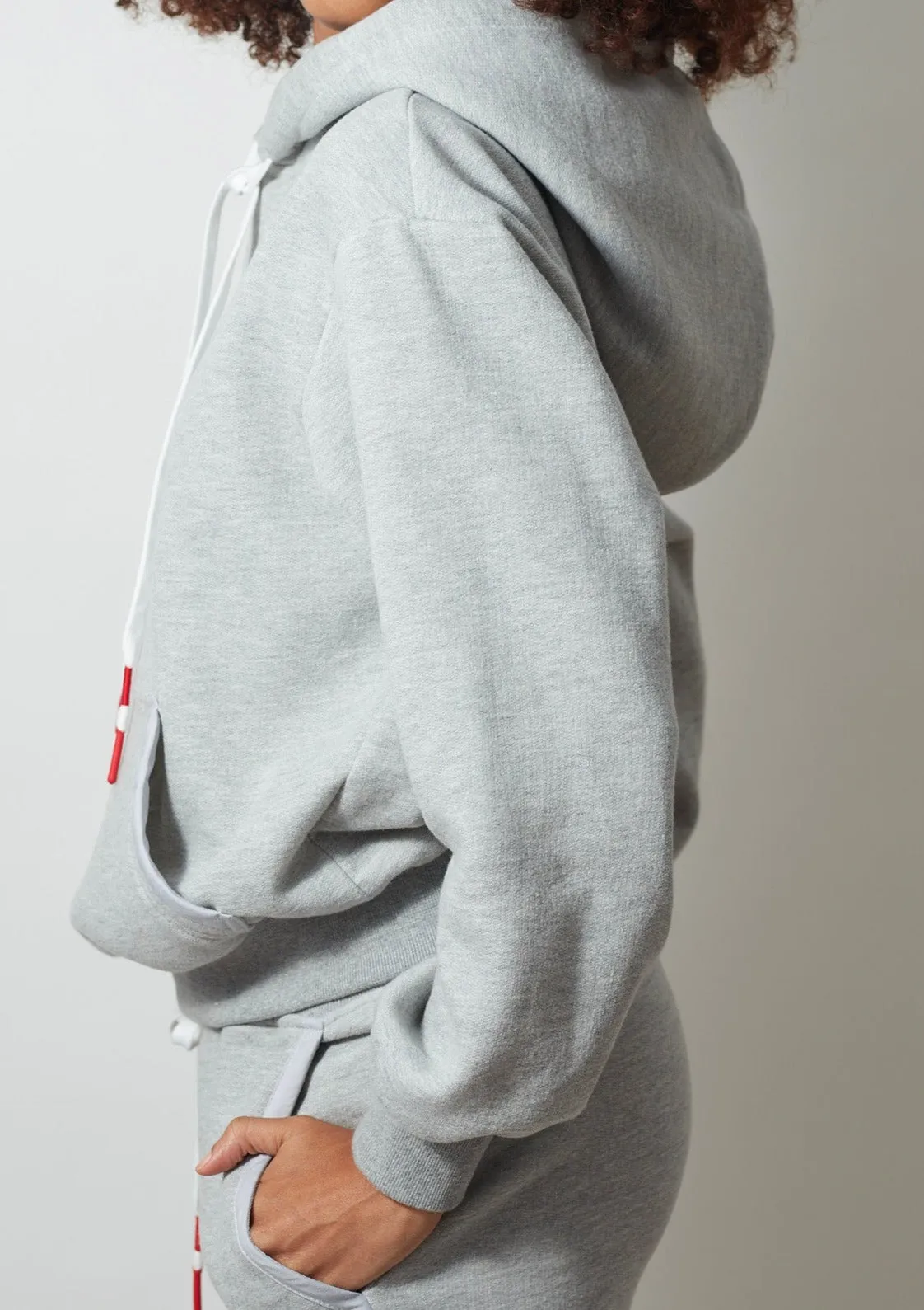 L'AMOUR HEATHER GREY MAYA HOODIE  Sweatshirt