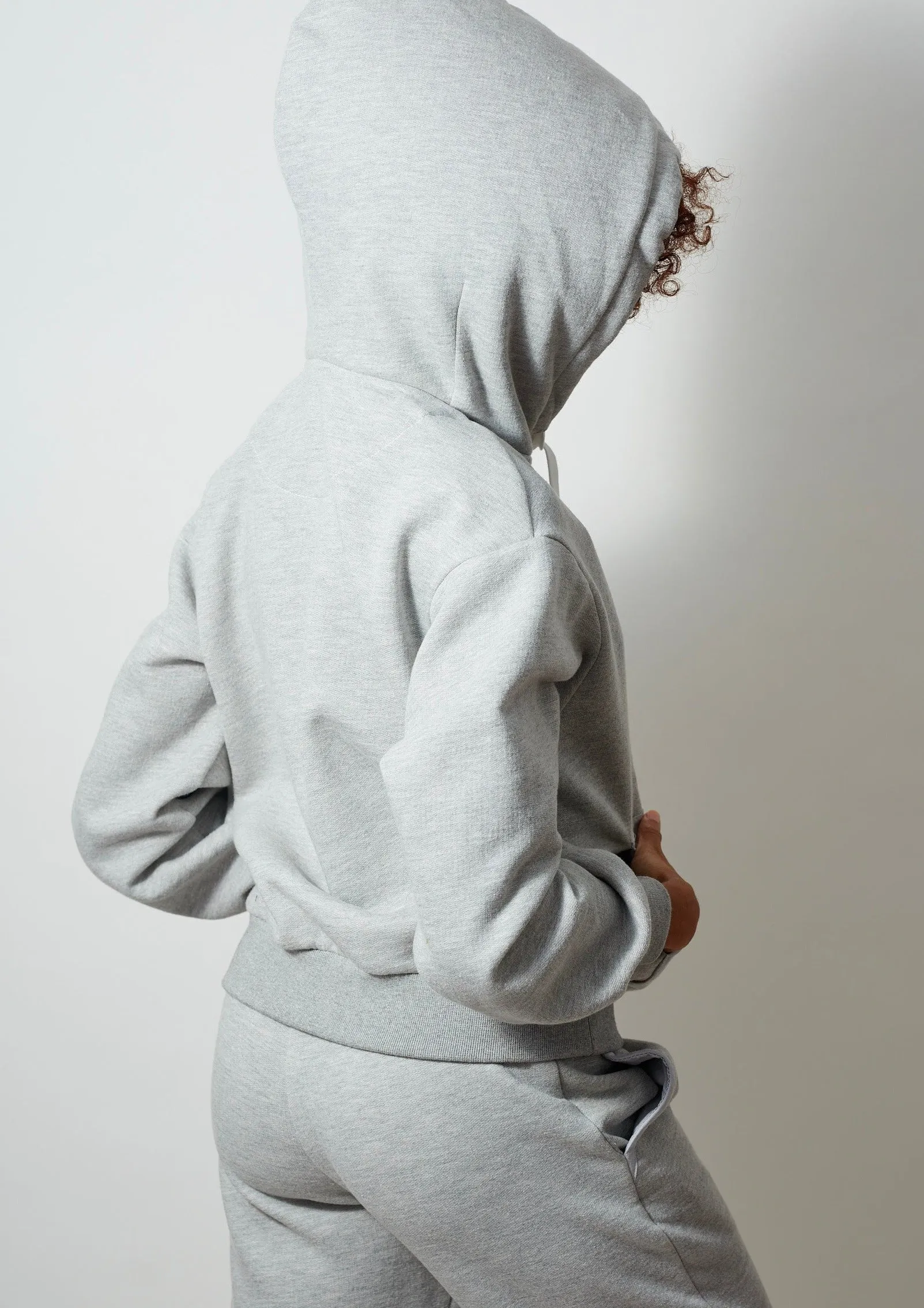 L'AMOUR HEATHER GREY MAYA HOODIE  Sweatshirt