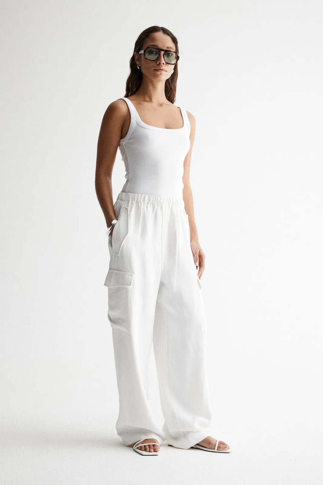 Laurel Pant White