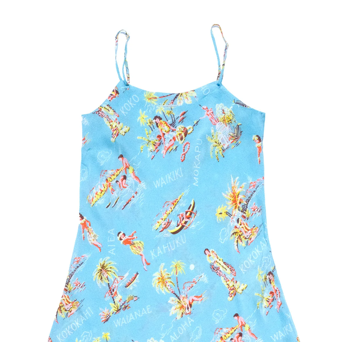 Lei Greeting (Slip Dress) - Seafoam