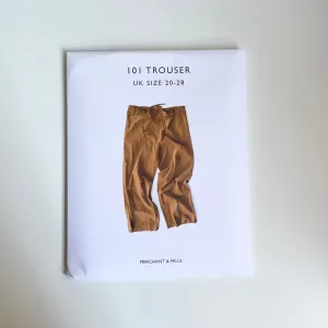 Merchant & Mills Pattern : 101 Trouser (sizes 20 - 28)