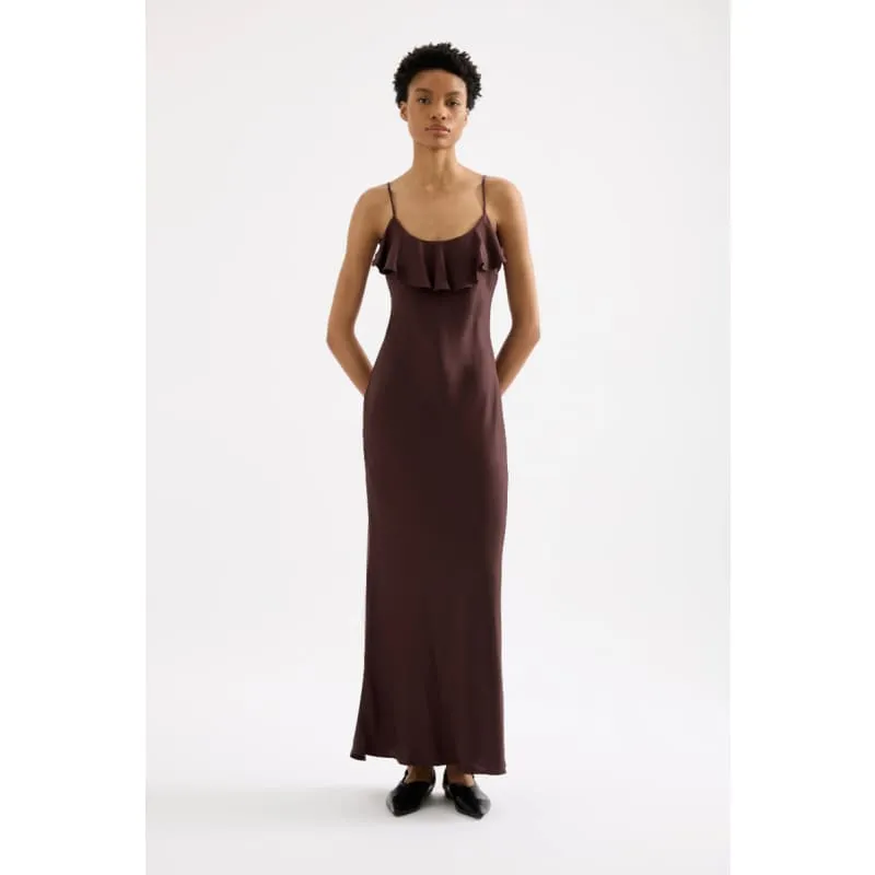 Neve Slip Maxi Dress | Espresso