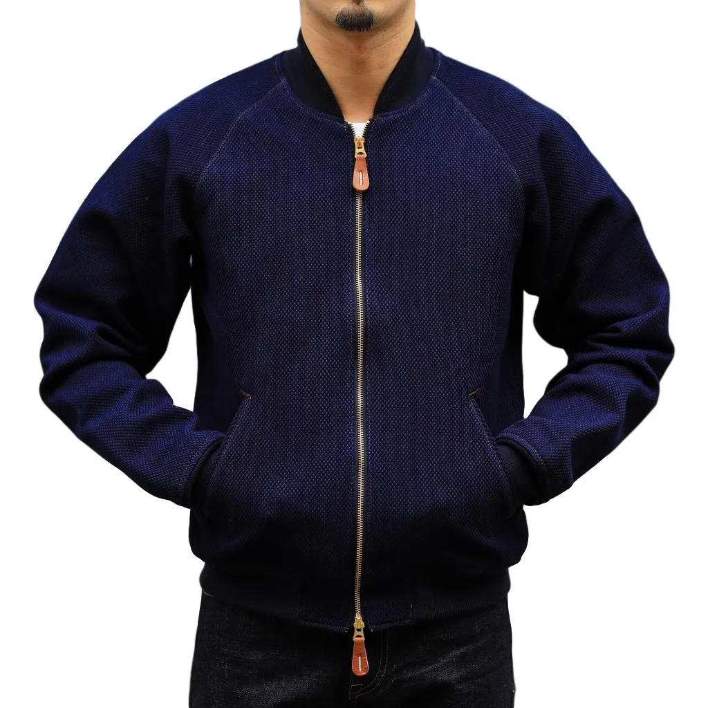 OD SDA "Kasezome" Indigo Sashiko Selvedge Bomber Jacket