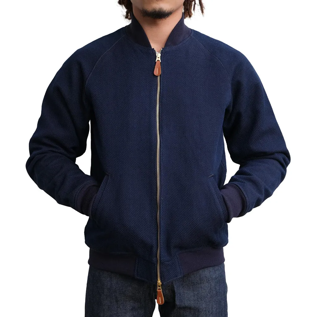 OD SDA "Kasezome" Indigo x Dorozome Sashiko Selvedge Bomber Jacket