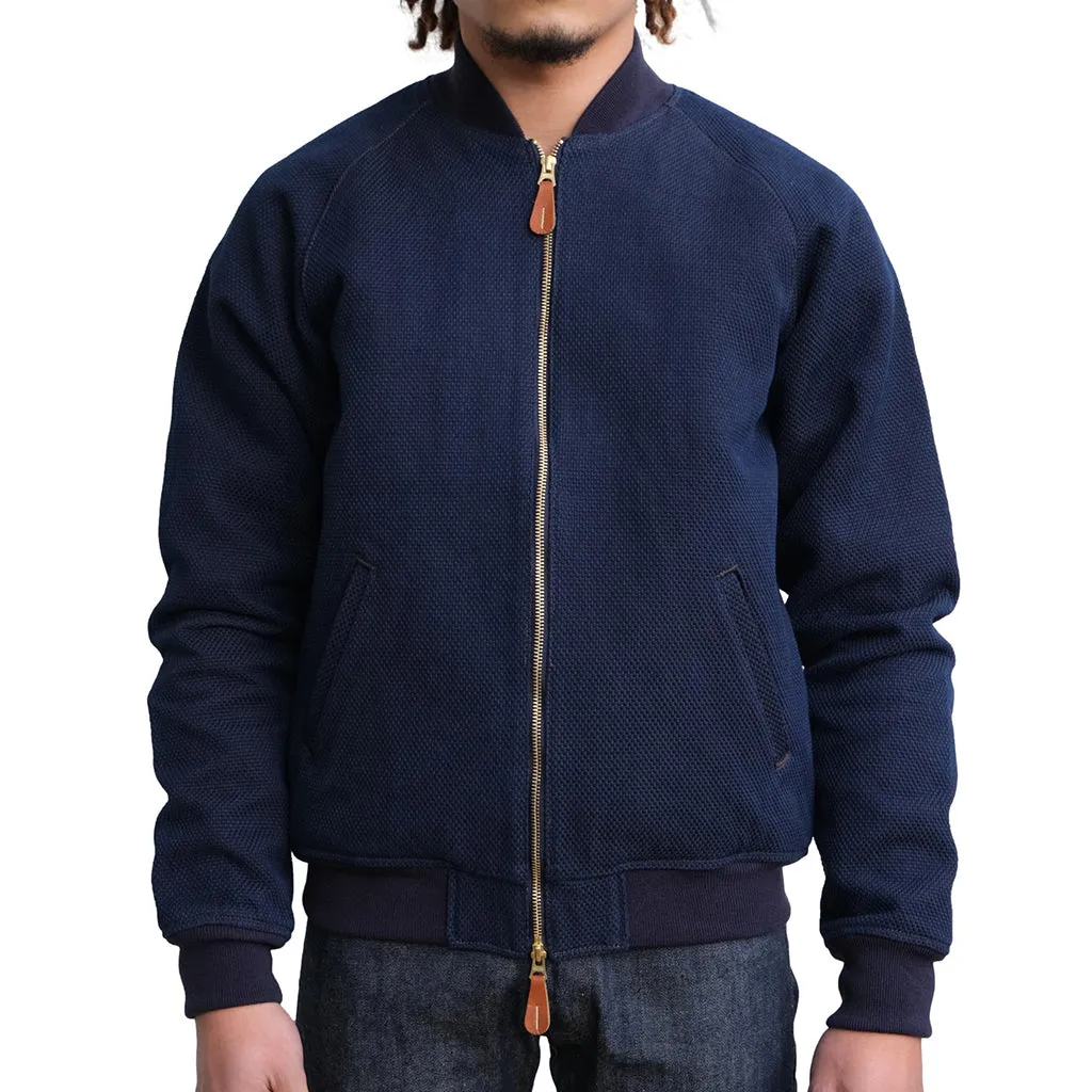 OD SDA "Kasezome" Indigo x Dorozome Sashiko Selvedge Bomber Jacket