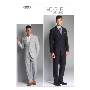 Pattern - Vogue - V8988 -  Men’s Jacket and Pants