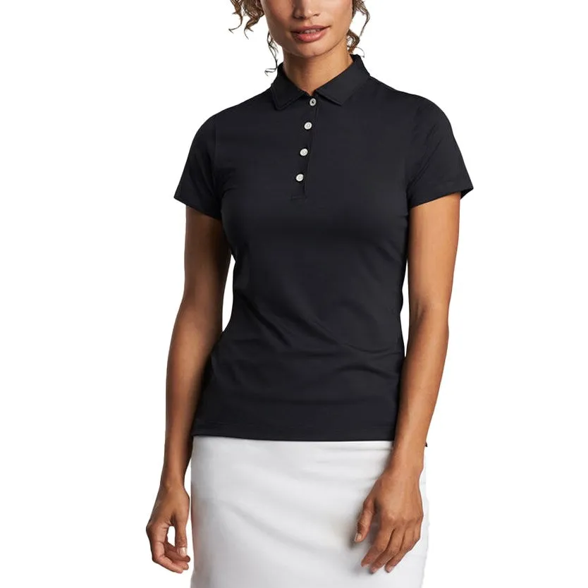 Peter Millar Women's Perfect Fit Performance Golf Polo - Black