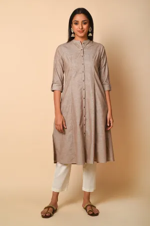 Plush Pastel Corduroy Kurta Set