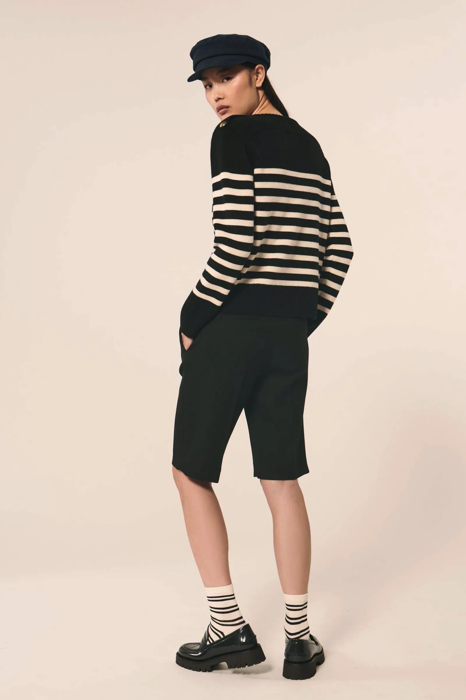 Poete Wool-Blended Sailor Jumper