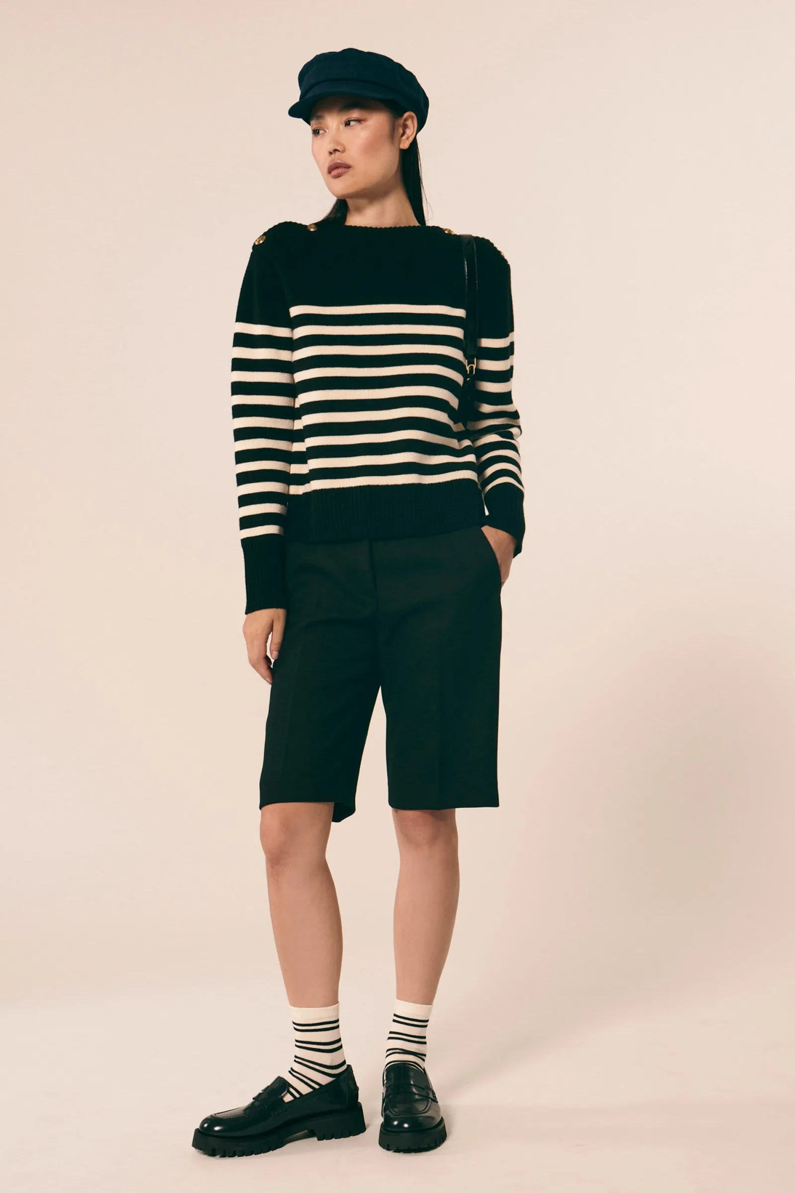 Poete Wool-Blended Sailor Jumper