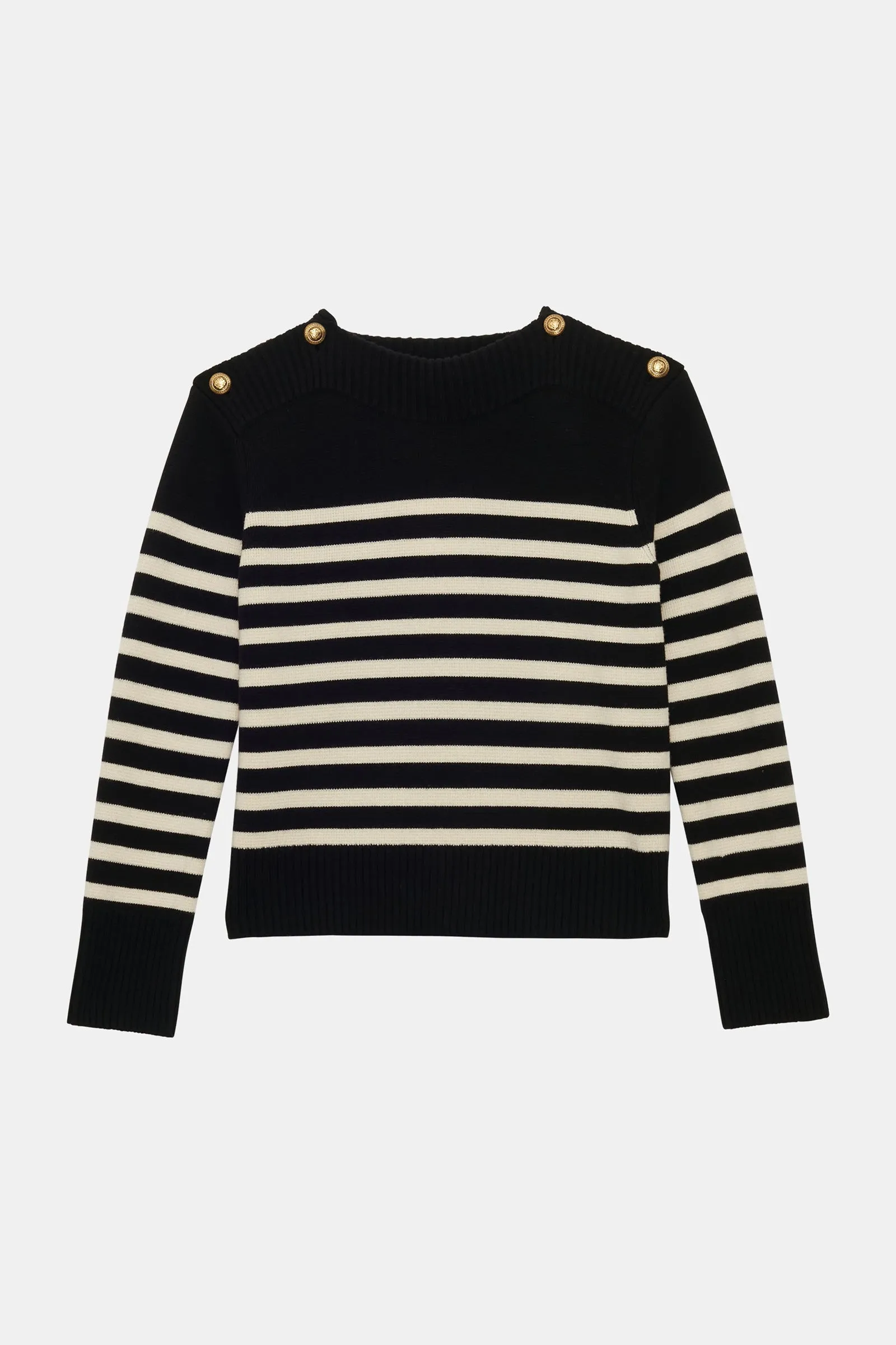 Poete Wool-Blended Sailor Jumper