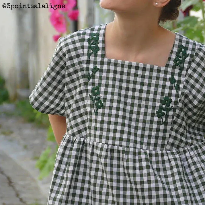 Sakura Blouse & Dress - Kids - Sewing Pattern | Ikatee